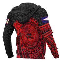 American Samoa Hoodie Polynesian Lizard - Polynesian Pride