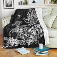 Hawaii Polynesian Premium Blanket Wild Hammerhead Sharks LT13 - Polynesian Pride