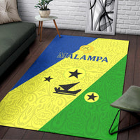 Vanuatu Malampa Province Area Rug - Flag Style - LT12 - Polynesian Pride