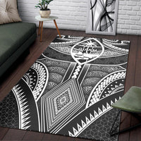 Polynesian Area Rug - Guam Symbols With Poly Patterns - Polynesian Pride