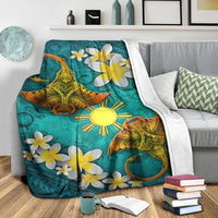 The Philippines Polynesian Blanket - Manta Ray Ocean - Polynesian Pride