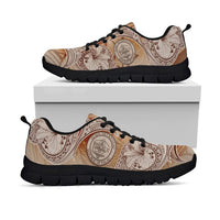 Palau Sneakers - Hibiscus Flowers Vintage Style - Polynesian Pride
