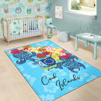 Cook Islands Area Rug - Tropical Style - Polynesian Pride