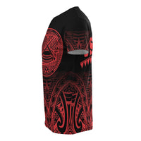 American Samoa All Over T Shirt American Samoan Seal USO Polynesian Tattoo Style Style Style Style Style - Polynesian Pride