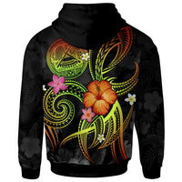 American Samoa Polynesian Zip up Hoodie Legend of American Samoa (Reggae) - Polynesian Pride