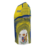 Niue T Shirt Niue Flag Seal Coconut Crab Coconut Leaves - Polynesian Pride