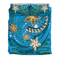 Pohnpei Bedding Set - Spring Style Blue Color - Polynesian Pride