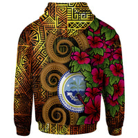 Federated States of Micronesia Hoodie Hibiscus Vintage - Polynesian Pride