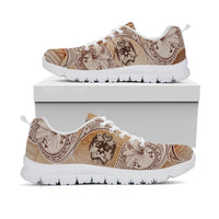 Tonga Sneakers - Hibiscus Flowers Vintage Style - Polynesian Pride