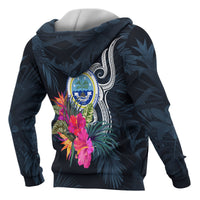 Federated States of Micronesia Zip up Hoodie Tropical Flower - Polynesian Pride