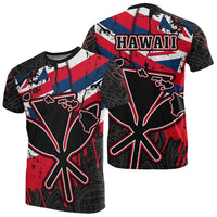 Hawaii Kanaka Maoli T Shirt My Blood Black - Polynesian Pride