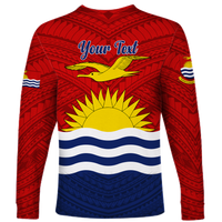 Custom Kiribati 43rd Independence Celebrations Long Sleeve Shirt - LT12 - Polynesian Pride