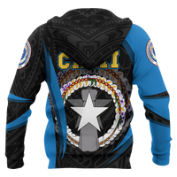 Northern Mariana Islands Hoodie (Zip up) Northern Mariana Islands Spirit - Polynesian Pride