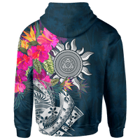 Polynesian Custom Hoodie Summer Vibes - Polynesian Pride