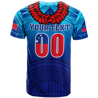 Custom Manu Samoa Legend T Shirt LT12 - Polynesian Pride