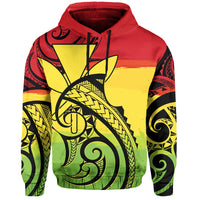 Hawaii Hoodie Kanaka Reggae Pullover Hoodie - Polynesian Pride