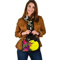 Palau Shoulder Handbag - Polynesian Hibiscus Pattern - Polynesian Pride