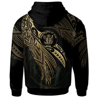 Niue Polynesian Zip Hoodie Legend Gold Version - Polynesian Pride