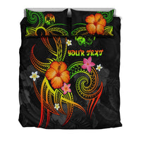 Tonga Polynesian Personalised Bedding Set - Legend of Tonga (Raggae) - Polynesian Pride