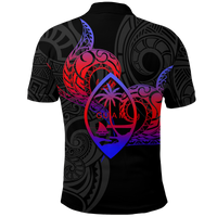Valentine Day Guam Couple She Mine Polo Shirt Heart Tribal LT12 - Polynesian Pride