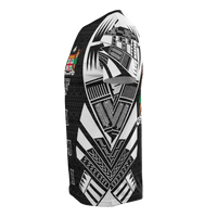 Fiji T Shirt Fijian Coat of Arms Polynesian Tattoo Style - Polynesian Pride