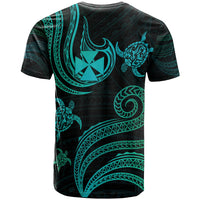Wallis and Futuna T Shirt Polynesian Turtle With Pattern - Polynesian Pride