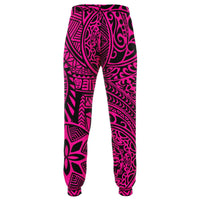 Polynesian Hawaiian Style Tribal Tattoo Pink Joggers - Polynesian Pride