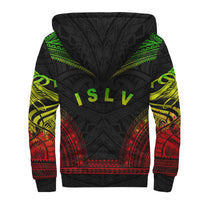 Society Islands Sherpa Hoodie - Polynesian Chief Reggae Version - Polynesian Pride