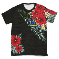 Cook Islands T Shirt Hibiscus (Men/Women) - Polynesian Pride