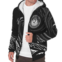 Hawaii Sherpa Hoodie - Frida Style - White - Polynesian Pride