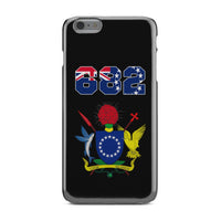 Cook Islands Phone Case - Coat of Arm Code iPhone 6s Plus One Size Black - Polynesian Pride