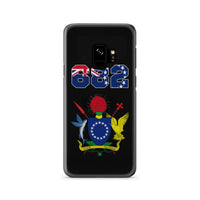 Cook Islands Phone Case - Coat of Arm Code Samsung Galaxy S9 One Size Black - Polynesian Pride