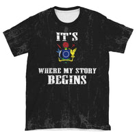 Cook Islands T Shirt Its Where My Story Begins - Polynesian Pride