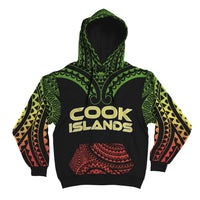 Cook Islands Tribal Front Pocket Hoodie - Polynesian Pride