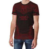 Polynesian Unisex T Shirt Kanaka Maoli Polynesian Chief Red Version - Polynesian Pride