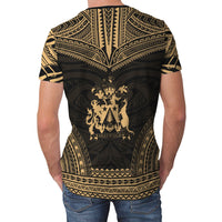 Norfolk Island Unisex T Shirt Norfolk Island Polynesian Chief Gold Version - Polynesian Pride