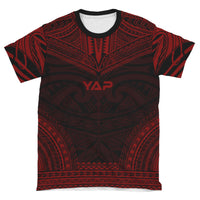 Yap T Shirt Yap Polynesian Chief Red Version - Polynesian Pride