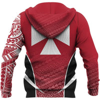 Wallis and Futuna Active Special Hoodie Wallis and Futuna Coat of Arms Polynesian Tattoo - Polynesian Pride