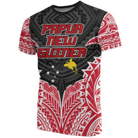 Papua New Guinea Premium T Shirt Papua New Guinea Flag Polynesian Tattoo Unisex Black - Polynesian Pride