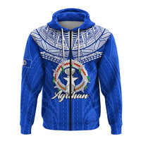 Custom Northern Mariana Islands Agrihan Zip Hoodie LT12 - Polynesian Pride