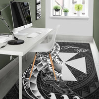 Wallis and Futuna Area Rug - Custom Personalised Polynesian Pattern Style - Polynesian Pride