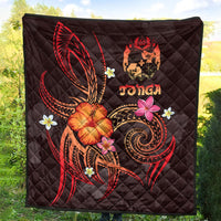 Tonga Polynesian Premium Quilt - Legend of Tonga (Red) - Polynesian Pride