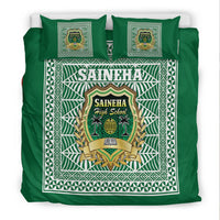 Saineha High School Bedding Set Tonga Pattern LT4 - Polynesian Pride