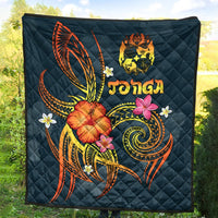 Tonga Polynesian Premium Quilt - Legend of Tonga (Blue) - Polynesian Pride