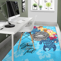 American Samoa Area Rug - Custom Personalised Tropical Style - Polynesian Pride