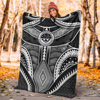 Polynesian FSM Premium Blanket - Poly Pattern With COA Federated States of Micronesia - Polynesian Pride