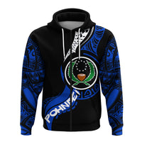 Pohnpei Zip Hoodie Micronesia Pride LT12 - Polynesian Pride