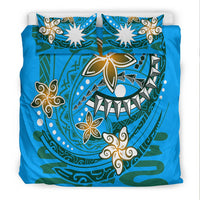 Nauru Bedding Set - Spring Style Blue Color - Polynesian Pride