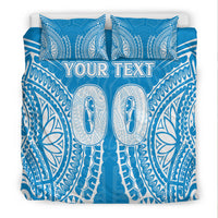 (Custom Personalised) Cook Islands Tongareva Bedding Set - Tribal Pattern - LT12 - Polynesian Pride