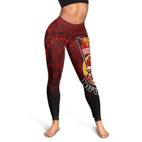 American Samoa Women's Leggings - Manulele Tausala Nuuuli (Ver 2) - Polynesian Pride